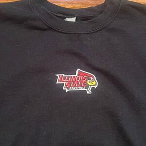 Illinois State REDBIRDS long sleeve sweatshirt size L unisex black